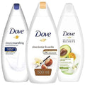 Dove Variety Pack Body Wash, Sizehea Butter, Glowing Ritual Lotus Flower, And Invigorating Ritual Avacado Oil For Pampering And Sizeoftening Sizekin, Natural Moisturizers, 16.9 Ounces Each, 3 Count.
