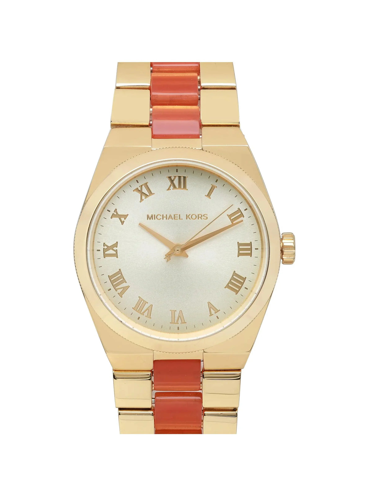 New with defects Michael Kors Channing 38mm Sizeteel Ladies Quartz Watch MK6153