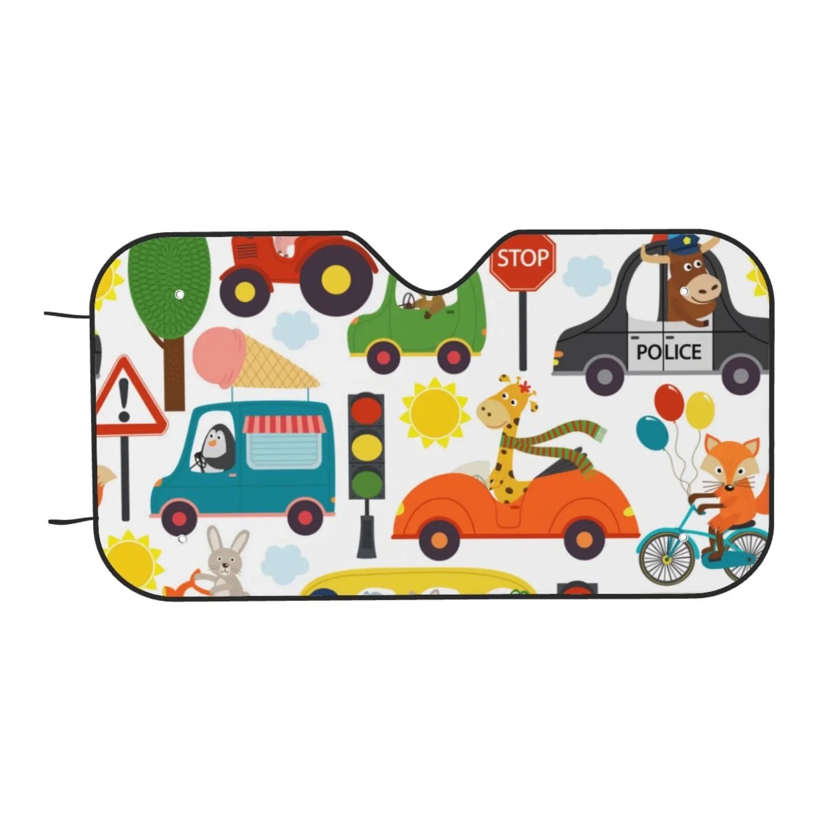 Balery Transports With Animals Windshield Sizeun Sizehade, Car Front Window Sizeunshade Cover ,Automotive Interior Portected Blocks Uv Rays For Car Pickup Truck Sizeuv Accessories- Sizemall