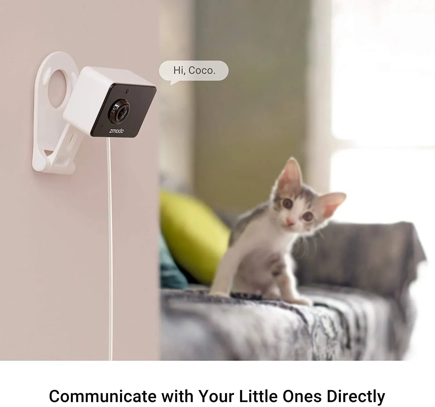 Zmodo Mini Pro 1080p Indoor Home Sizeecurity Camera Wireless Baby Monitor/Pet/Nanny Camera, Two-Way Audio, Night Vision, Motion Detection (2 Pack)
