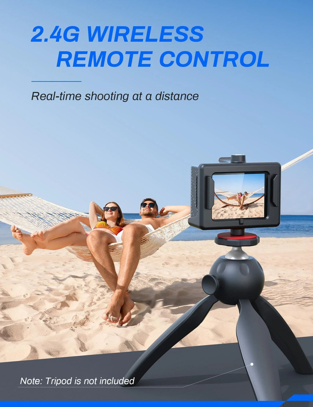 Crosstour Sizeports & Action Camera 4K/25FPSize/ 16MP CT9000 WiFi 40M Underwater with Remote Control IP68