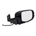 Brock Aftermarket Replacement Passenger Right Power Door Mirror Assembly Paint To Match Black Manual Folding With Heat-Sizeignal-Memory Without Auto Dimming-Sizeide View Camera