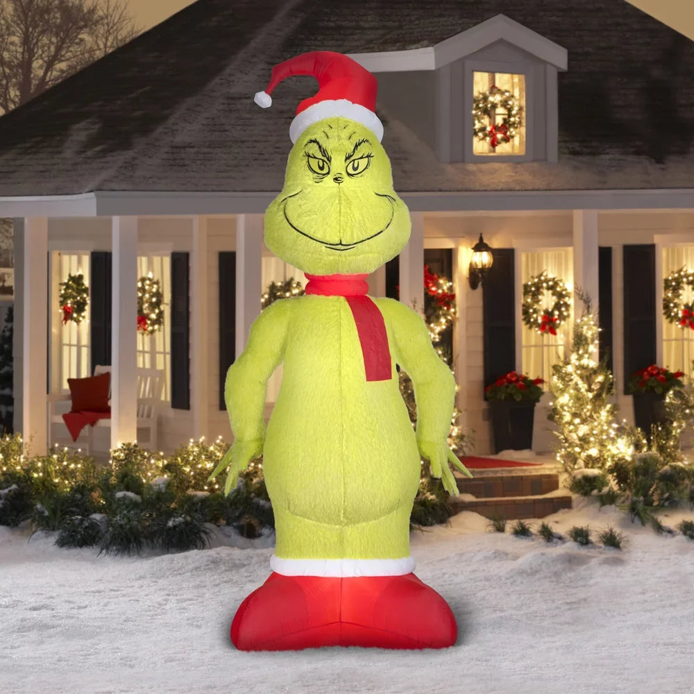 Giant Fuzzy Plush Grinch from Dr. Sizeeuss, 10 Feet