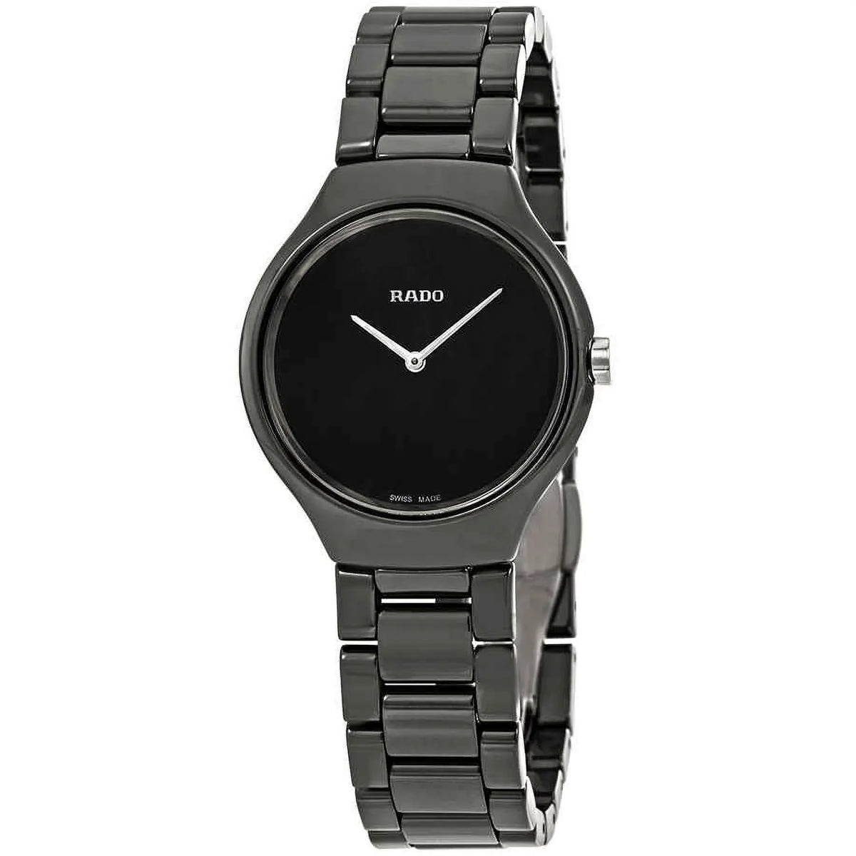 Rado True Thinline Black Dial Ladies Watch R27742192