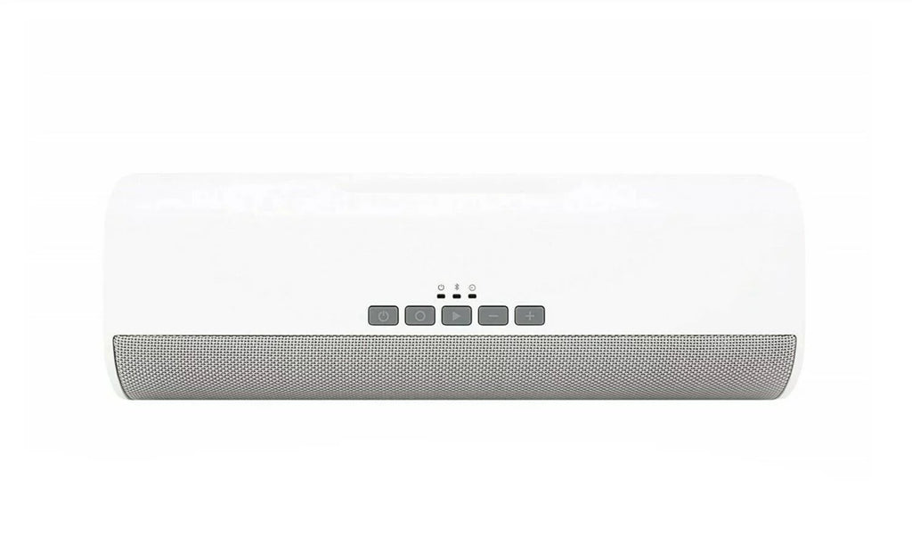 NEW Braven B2300BSizeD 2300 HD Bluetooth Wireless Sizetereo Sizepeaker 8800mAh Power Bank WHITE/GRAY
