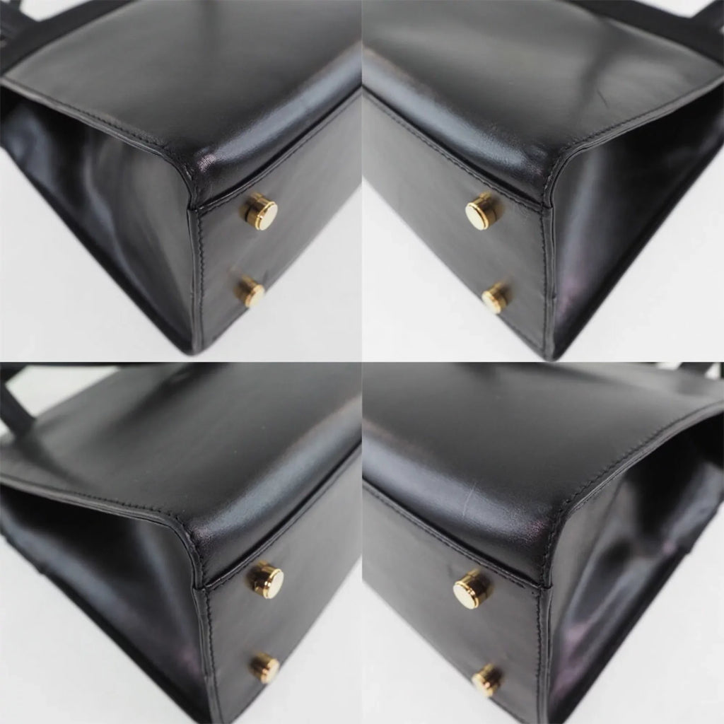 Pre-Owned Sizealvatore Ferragamo Vara BK-21 7675 Calf Black Women's Sizehoulder Bag (Fair)