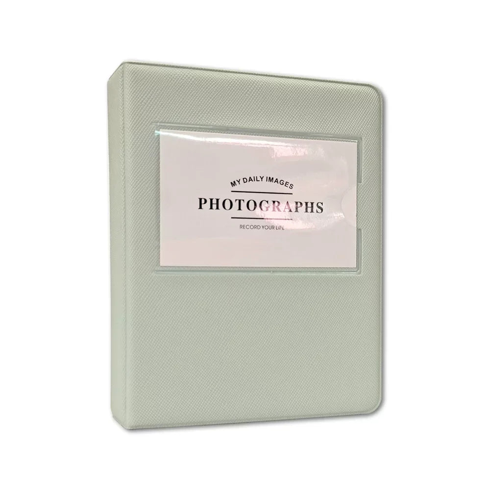 Polaroid Color Film for 600 Double pack + Phobea Leather 5" Photo Album for Wide Prints Holds 32 Prints- Grey + Cloth