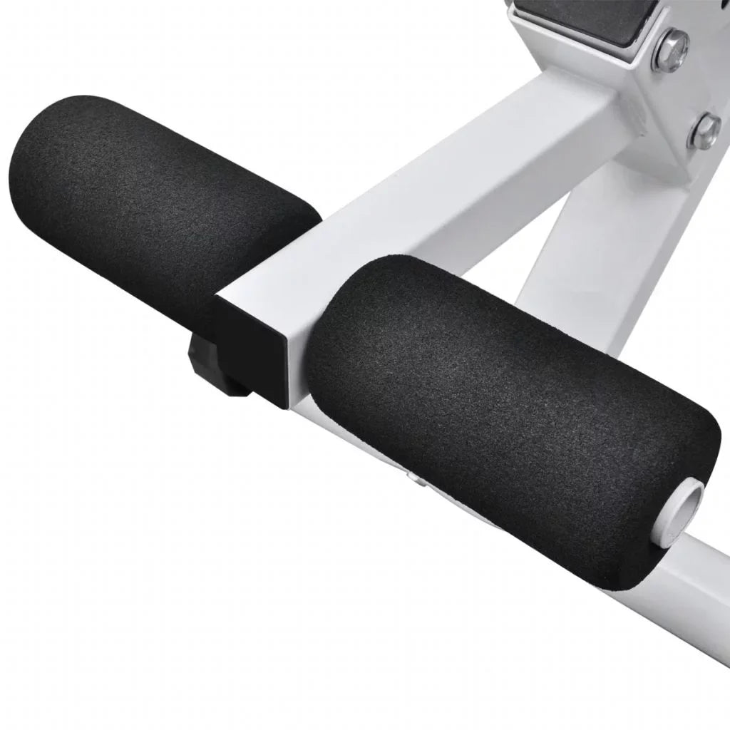 Anself Fitness Utility Bench Backrest Adjustable Padded Pillow Full Body Workout Sizetrength Training Bench Exercise Equipment for Home Gym, Weight Lifting 52 x 16 x 19 Inches