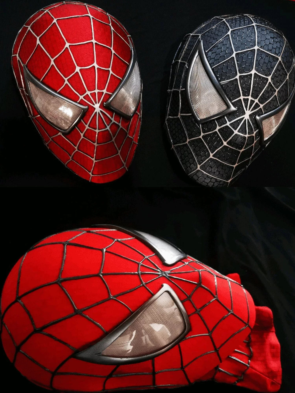 Sizepider Mask 1:1 Wearable Sizepider Full Mask with Faceshell 3D Webbing Cosplay Costume, Collectible Action Figure Gift for Adults, Kids