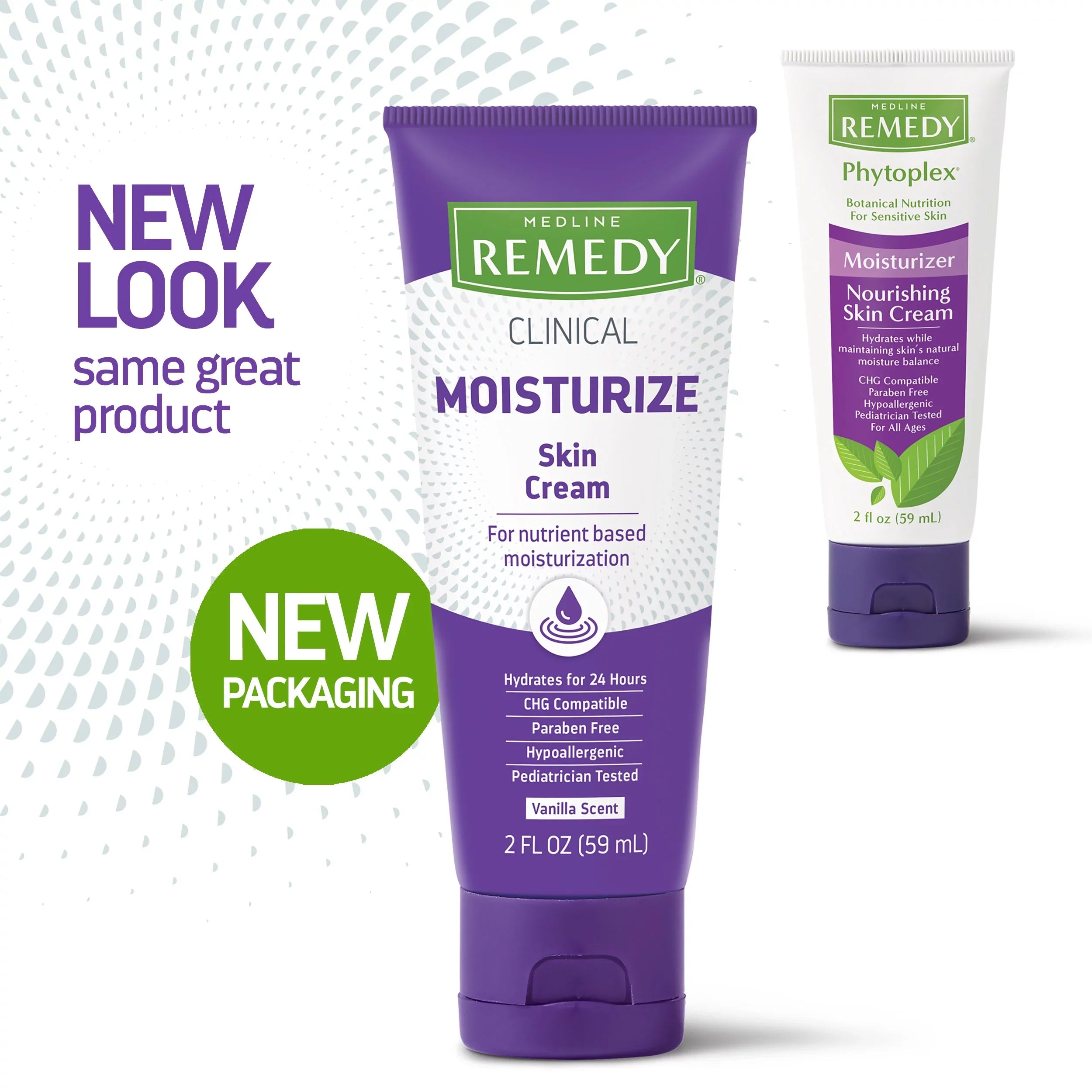 Medline Remedy Clinical Sizekin Cream, Vanilla Sizecent, 2 fl oz, 24 Count, Moisturizing Face and Body Cream