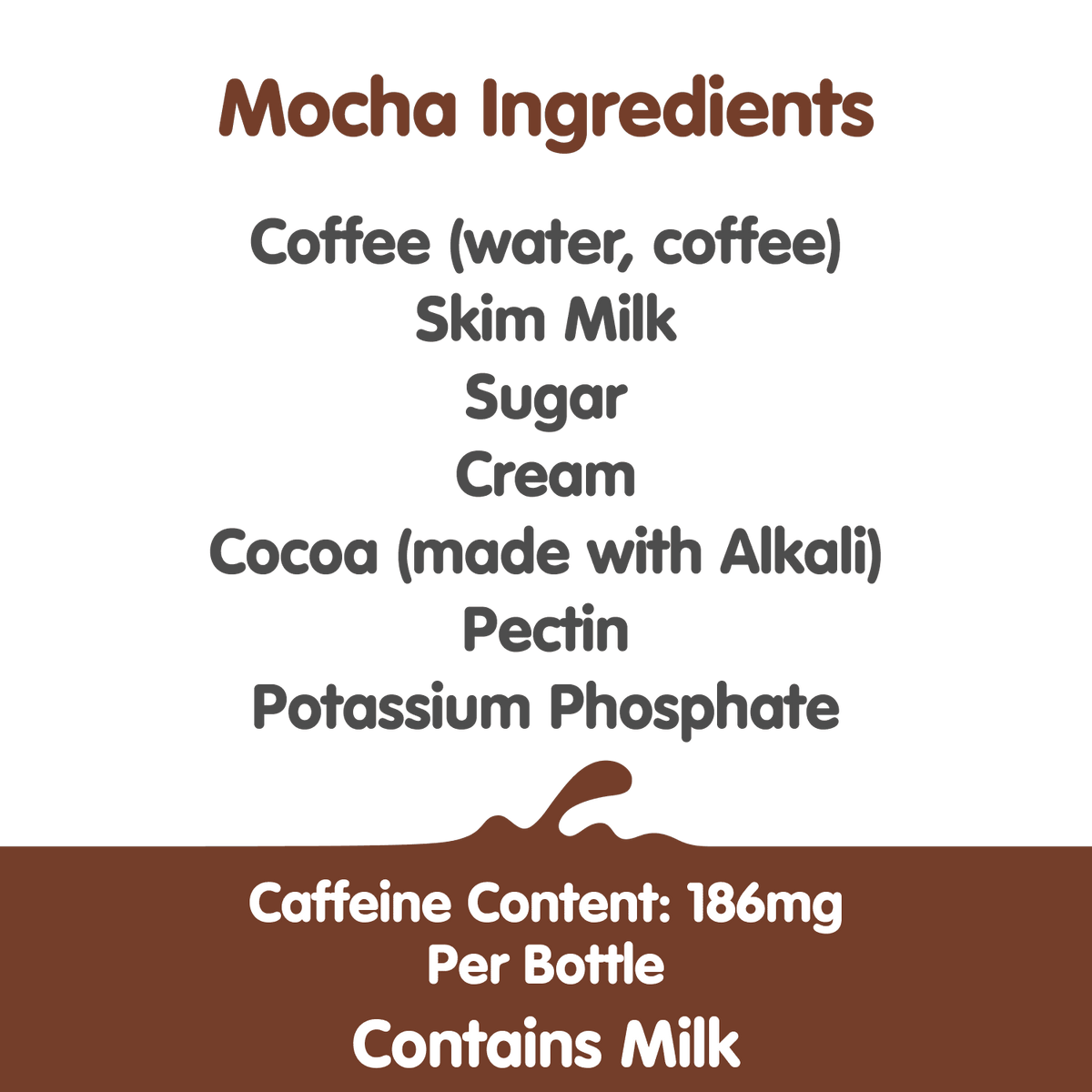 Dunkin' Mocha, Iced Bottled Coffee Drink, 13.7 fl oz, 12 Bottles