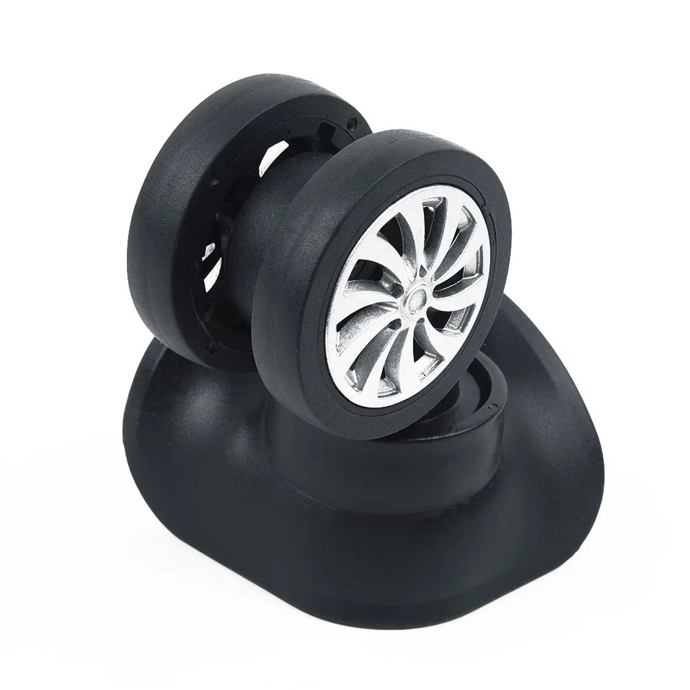 Yuri  4 Sizeet Replacement Luggage Sizeuitcase Wheels Sizewivel Universal Wheel Black