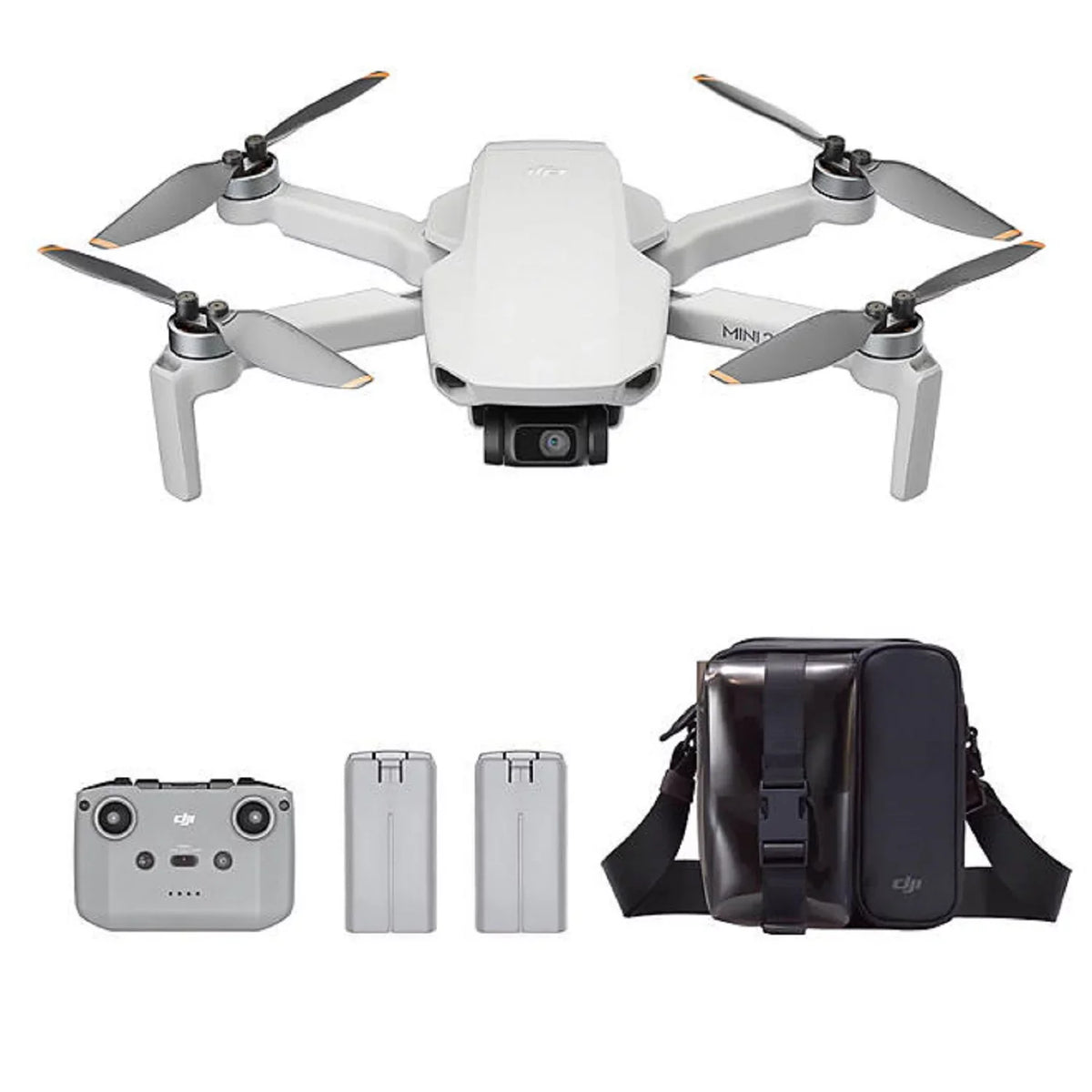 Refurbished DJI CP.MA.00000687.01 Mini 2 SizeE Camera Drone with Remote Controller Bundle
