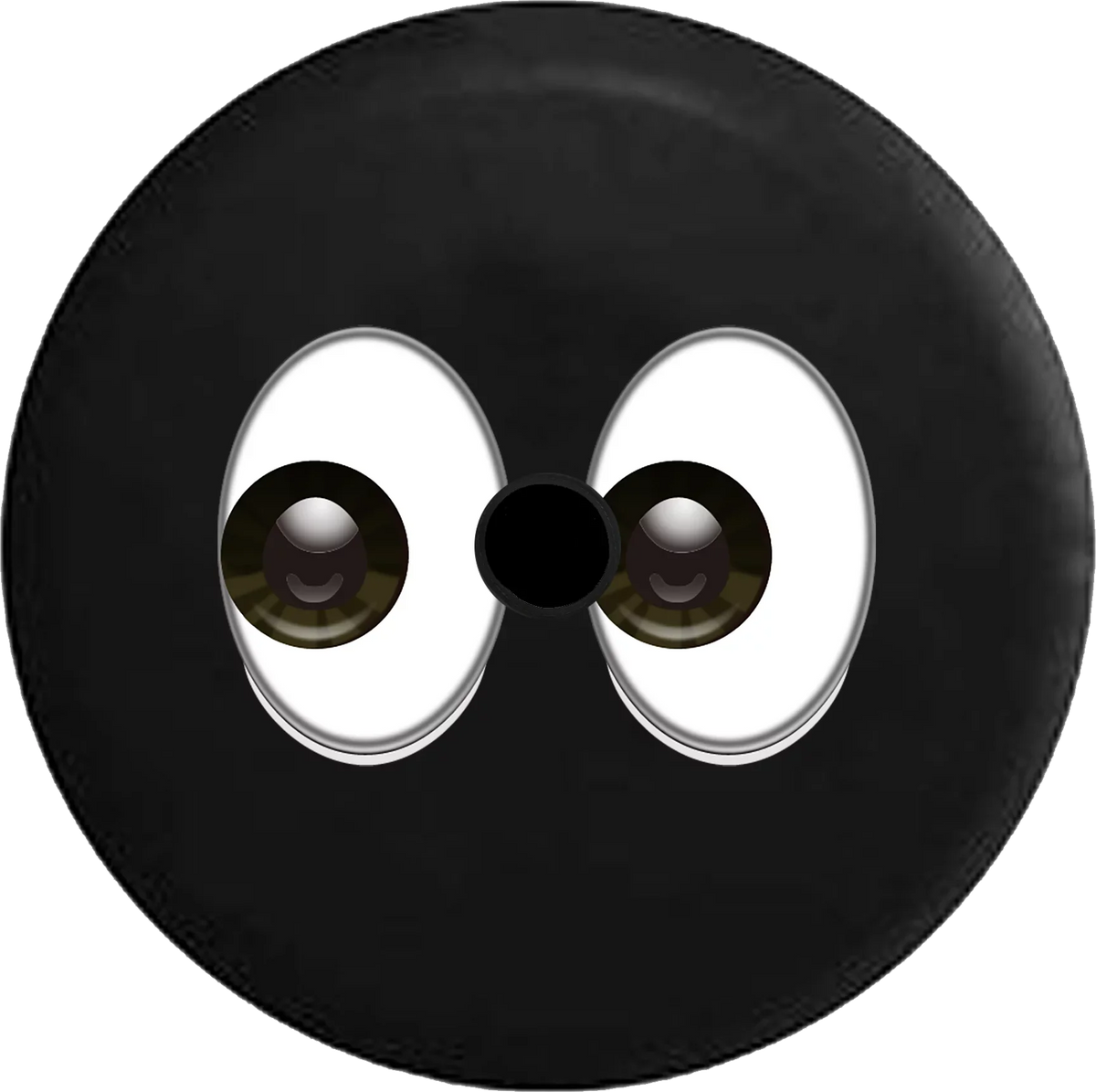 2018 2019 Wrangler JL Backup Camera Text Emoji Eyes Eyeballs Sizepare Tire Cover for Jeep RV 32 Inch