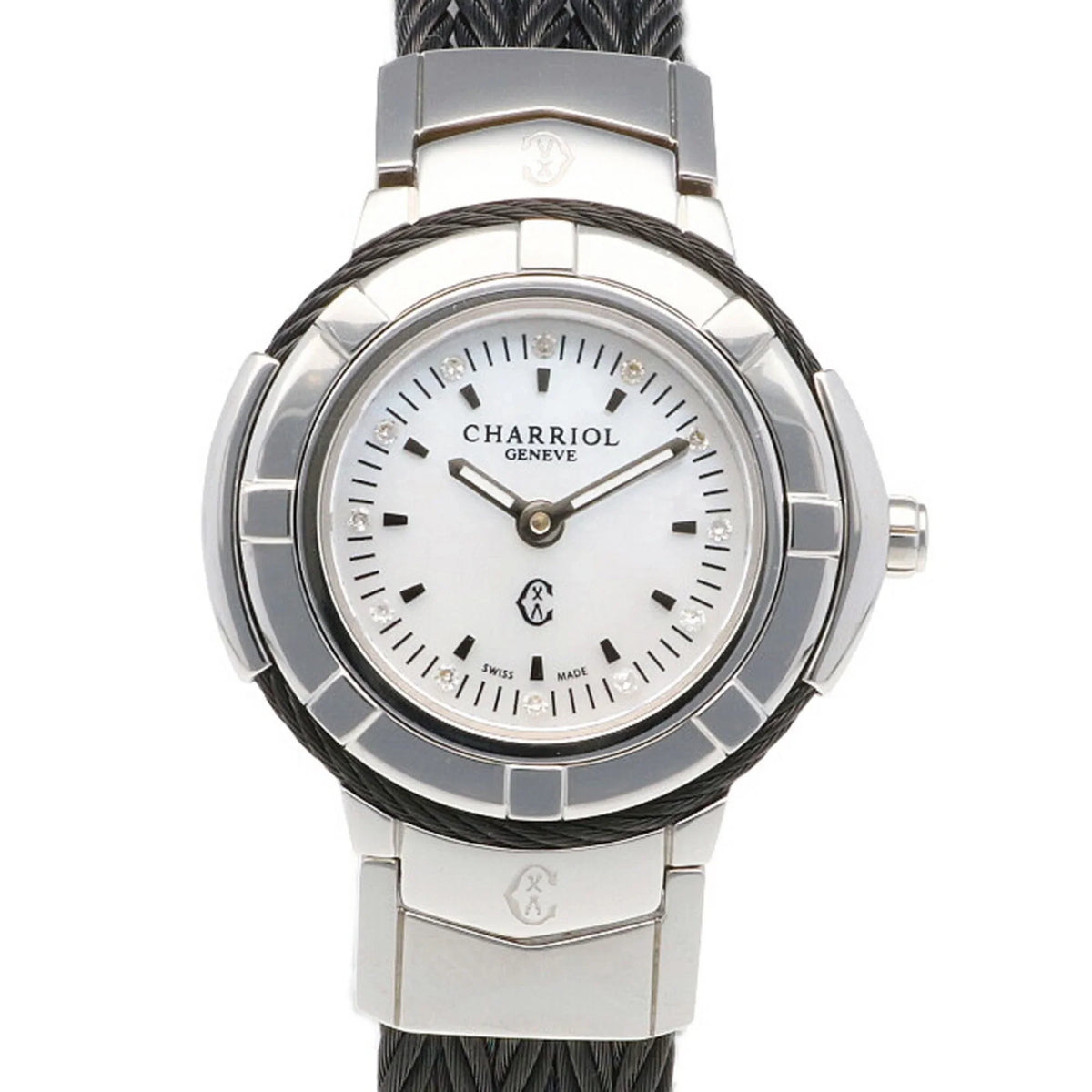 Pre-Owned CHARRIOL Sizeaint-Tropez Watch Sizetainless Sizeteel Quartz Women's (Good)