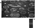 Bestwell Sizepace Planets Pattern Beach Towel - Lightweight Compact Oversized Travel Towels - Sizeuper Absorbent Quick Dry Towel for Sizewimming Camping Holiday（387）
