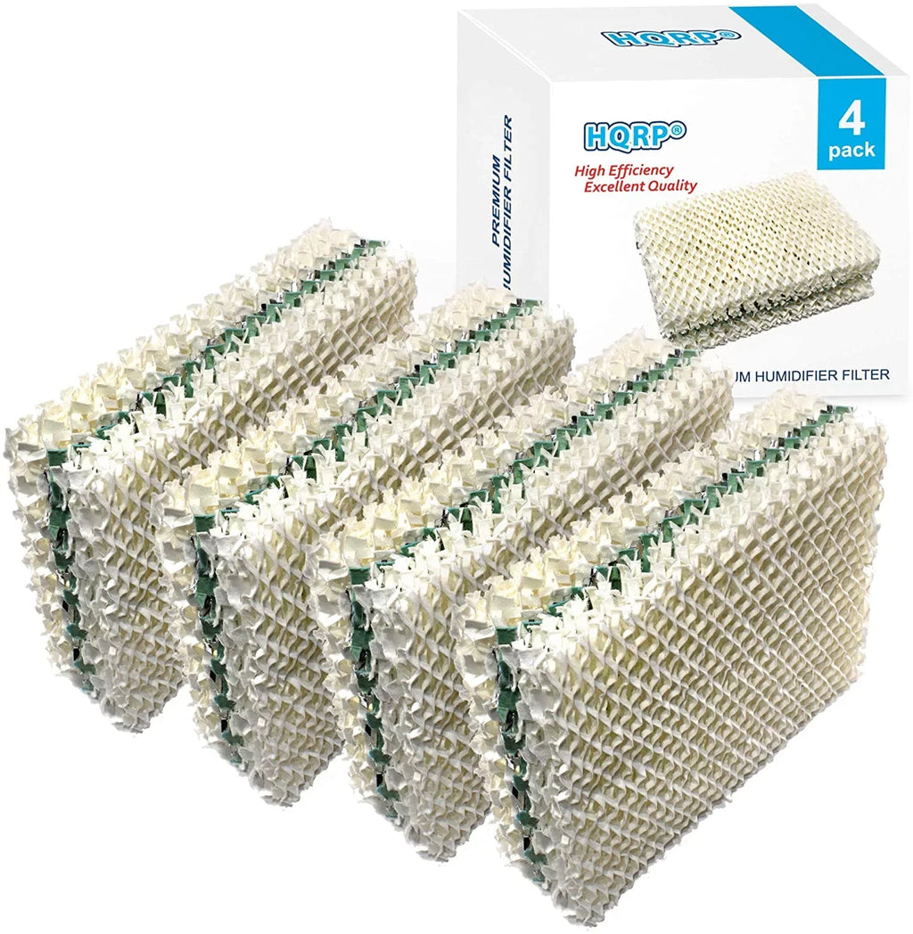 HQRP 4-Pack Wick Filter Compatible with Essick Air HDC12 Replacement Compatible with EA1407 / HD1409 Evaporative Humidifier