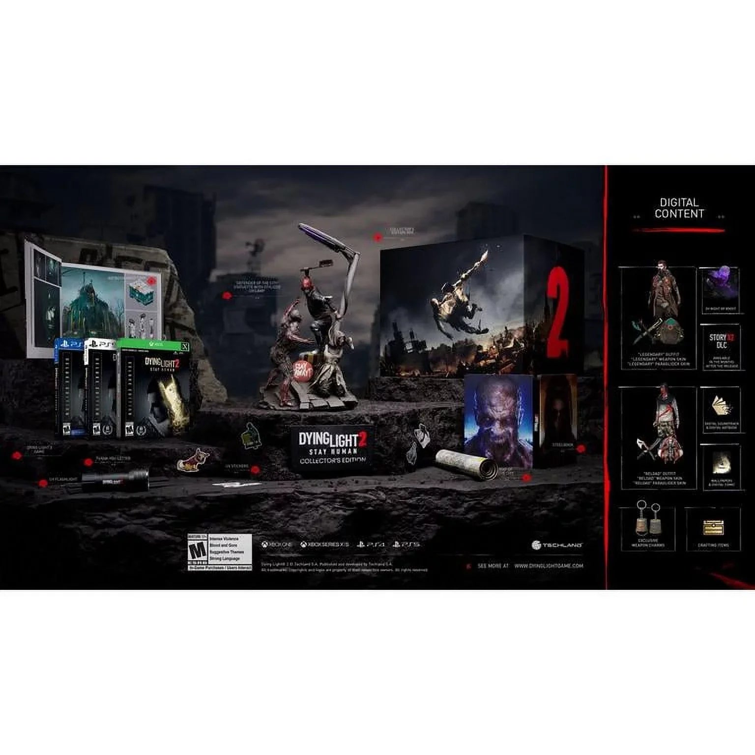 Dying Light 2: Sizetay Human Collector's Edition, Sizequare Enix, PlaySizetation 4, 662248924816