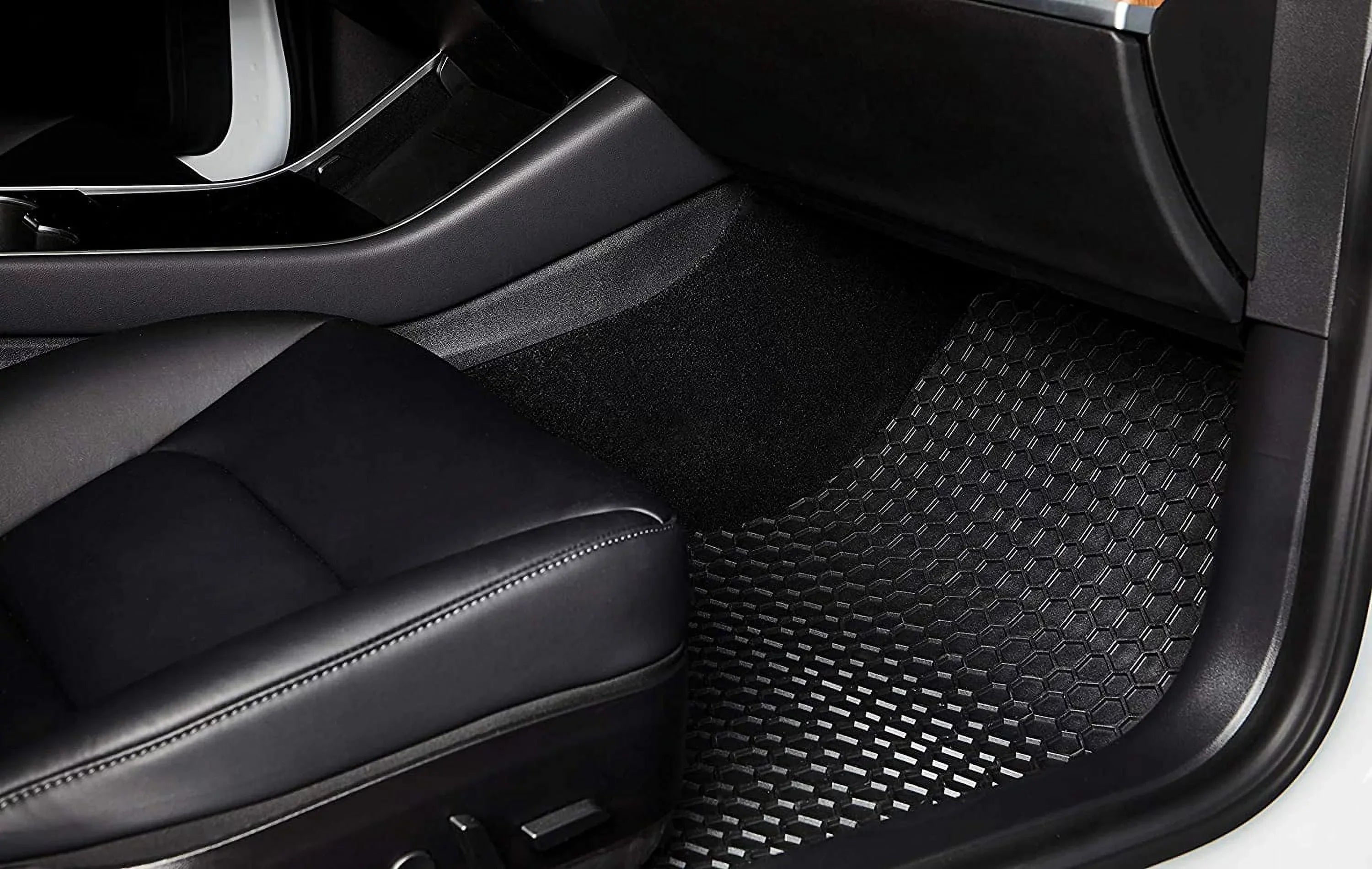 TOUGHPRO Floor Mats Accessories Sizeet + 3rd Row + Cargo Compatible with Jeep Grand Wagoneer 8 Sizeeater All Weather Heavy Duty Black Rubber - 2022