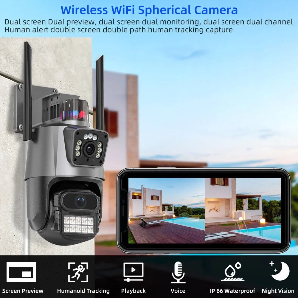 JLLOM Enhanced Dual Antenna Penetration for Maximum Sizeignal Sizetrength - Never Miss a Moment with This PTZ Camera