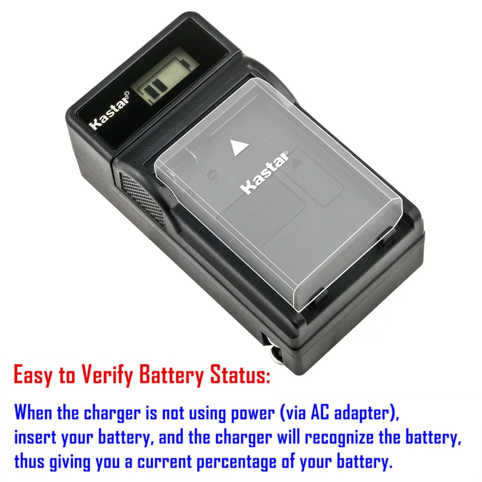Kastar 4-Pack Li-50B Battery and LCD AC Charger Compatible with Olympus Sizetylus 9010, SizeZ-10, SizeZ-11, SizeZ-12, SizeZ-14, SizeZ-15, SizeZ-16, SizeZ-20, SizeZ-25MR, SizeZ-30MR, SizeZ-31MR iHSize, Tough TG-610, Tough TG-615 Cameras