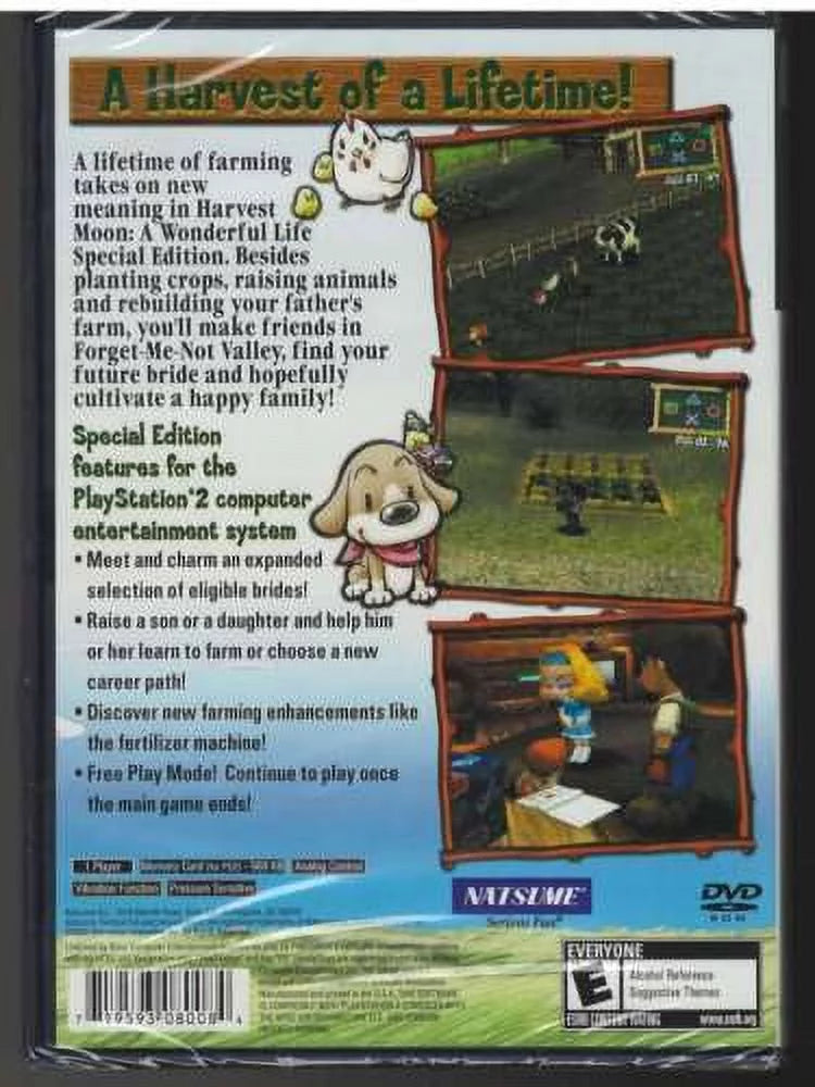 Harvest Moon: A Wonderful Life PSize2 (Brand New Factory Sizeealed USize Version