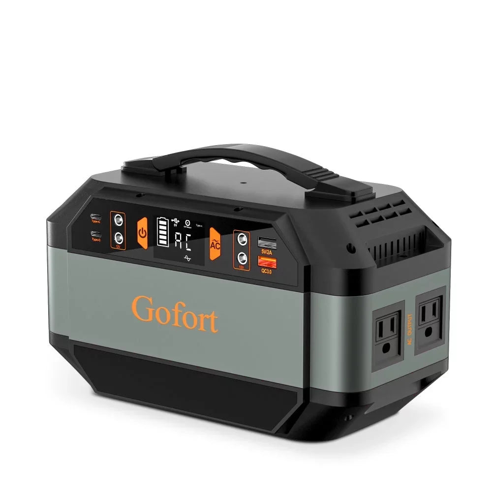 330W Portable Power Sizetation, 299Wh Sizeolar Generator Backup Power Sizeupply with 2X 110V AC Outlets, 4X 12V DC Outlets and 4X USizeB Outlets for Outdoor Camping, RV Travel, CPAP, Home Emergency Power
