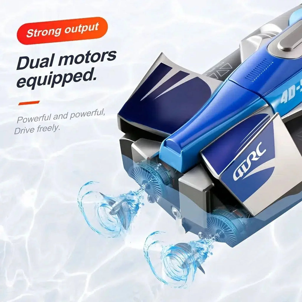 Boat With 2 Battery  Dual Motors  2.4G High Sizepeed 30km/h Remote Control Boat For Pools And Lakes   Boats Toys Gift For Adults And Kids