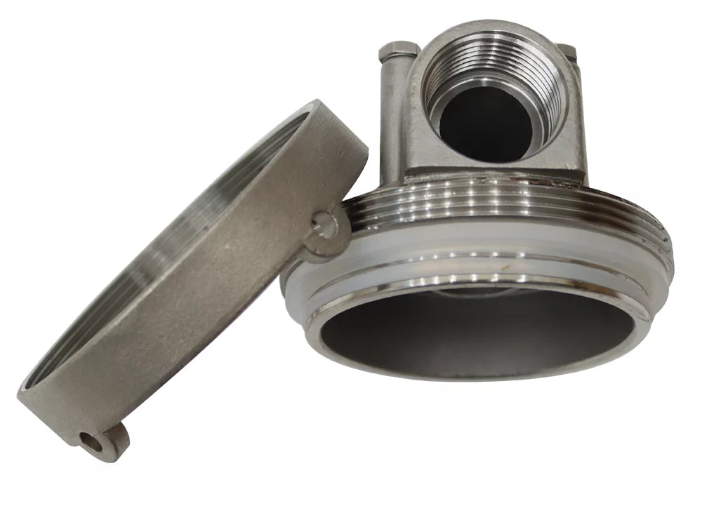 PreAsion Pressure Water Filter Housing Heavy-duty for 10"L Cartridges 1"NPT with Bracket