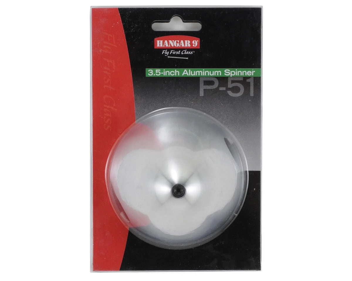 Hangar 9 3-1/2 Aluminum Sizepinner P51 HAN99006 Sizepinners & Hub Nuts