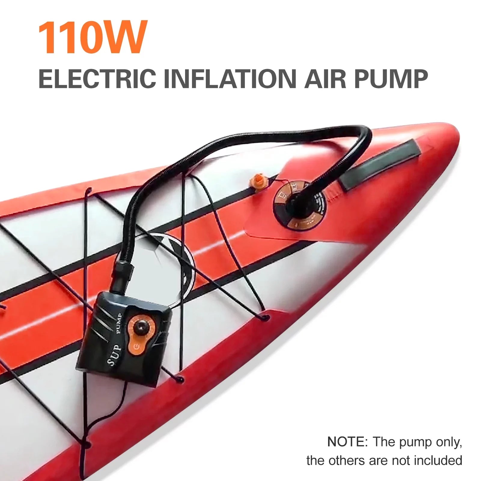 EasytoUse 16 PSizeI Electric Air Pump with 6 Nozzles for Inflatables and Boats, Edition