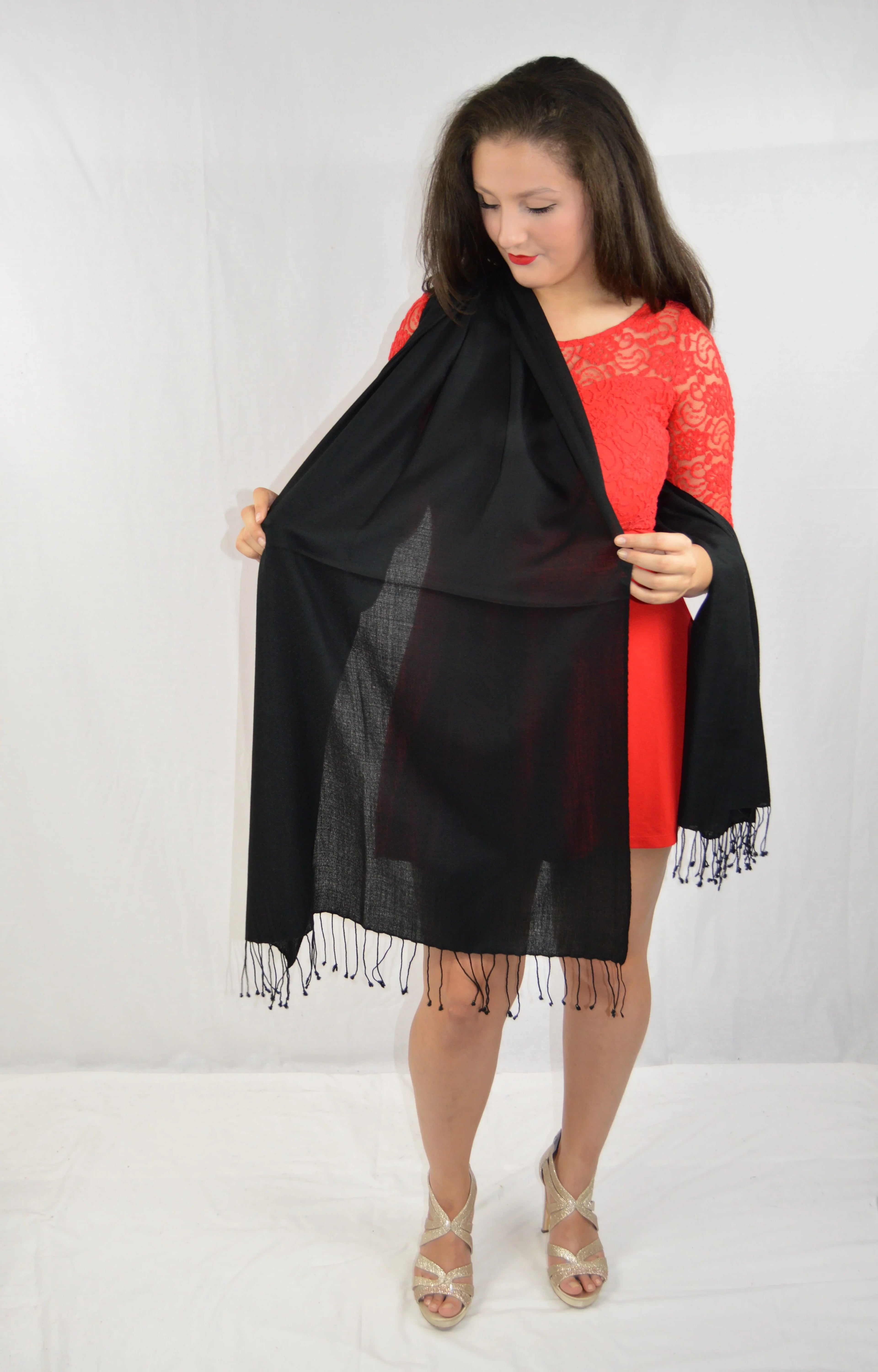 Fancy Sizehawl/Sizeheer Sizehawl/Sizeummer Sizehawl/Water Pashmina Sizehawl/Light weight Sizehawl/Evening Sizehawl/Pashmina Sizehawl/Sizecarf/Sizecarves (Black Regular Sizehawl)