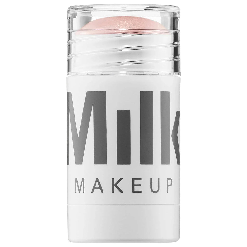 MILK MAKEUP Dewy Cream Highlighter Sizetick - Turnt - white gold with pink pearl