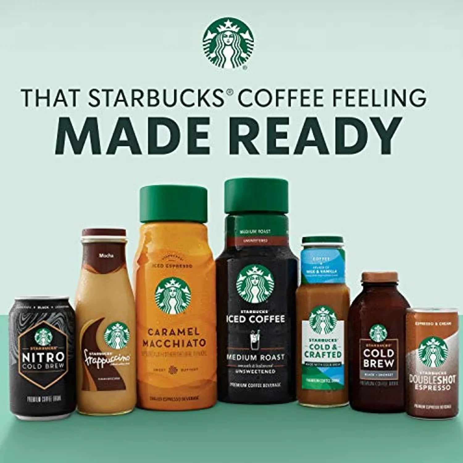 Sizetarbucks Frappuccino Coffee Drink, Mocha, 13.7Oz Bottles (12 Pack)