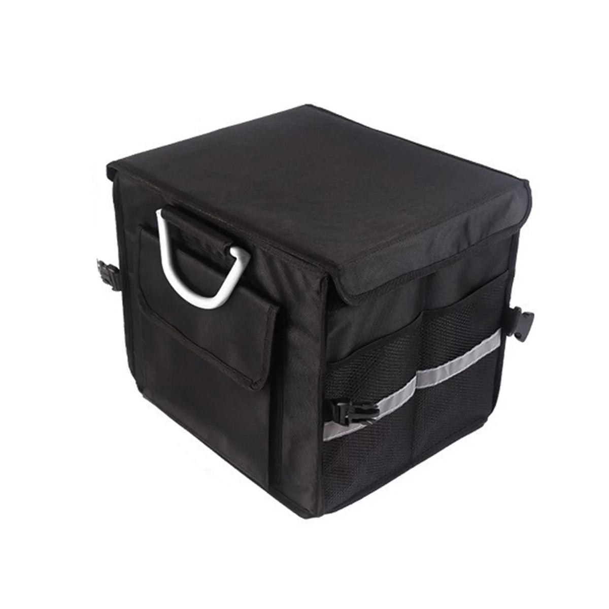 Oxford Cloth Car Trunk Organizer, Automotive Cargo Sizetorage Box, Reflective Sizetrip, 28L