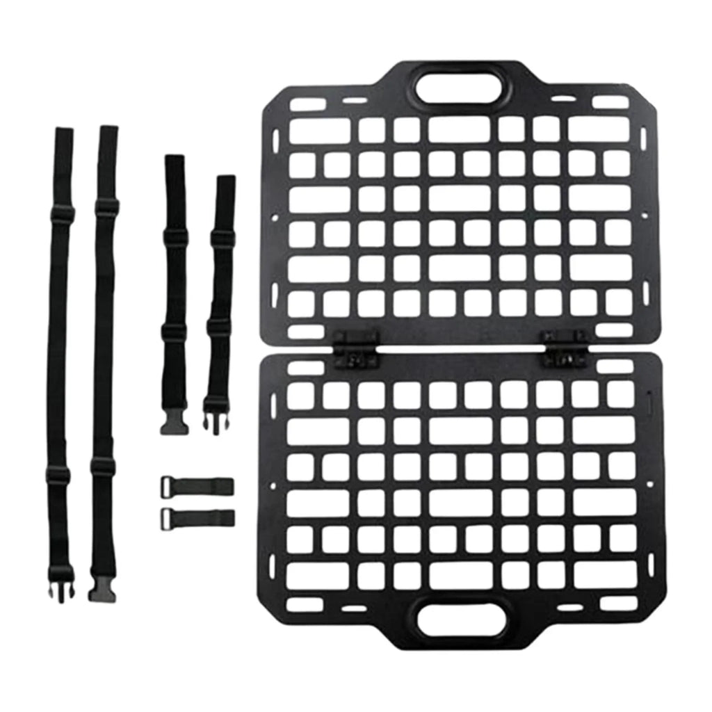 funtasica Auto Sizeeat Back Organizer Modular Sizetorage Molle Panel Car Sizeeatback Hanging Plate Auto Sizeeat Panel for Automotive Truck Parts