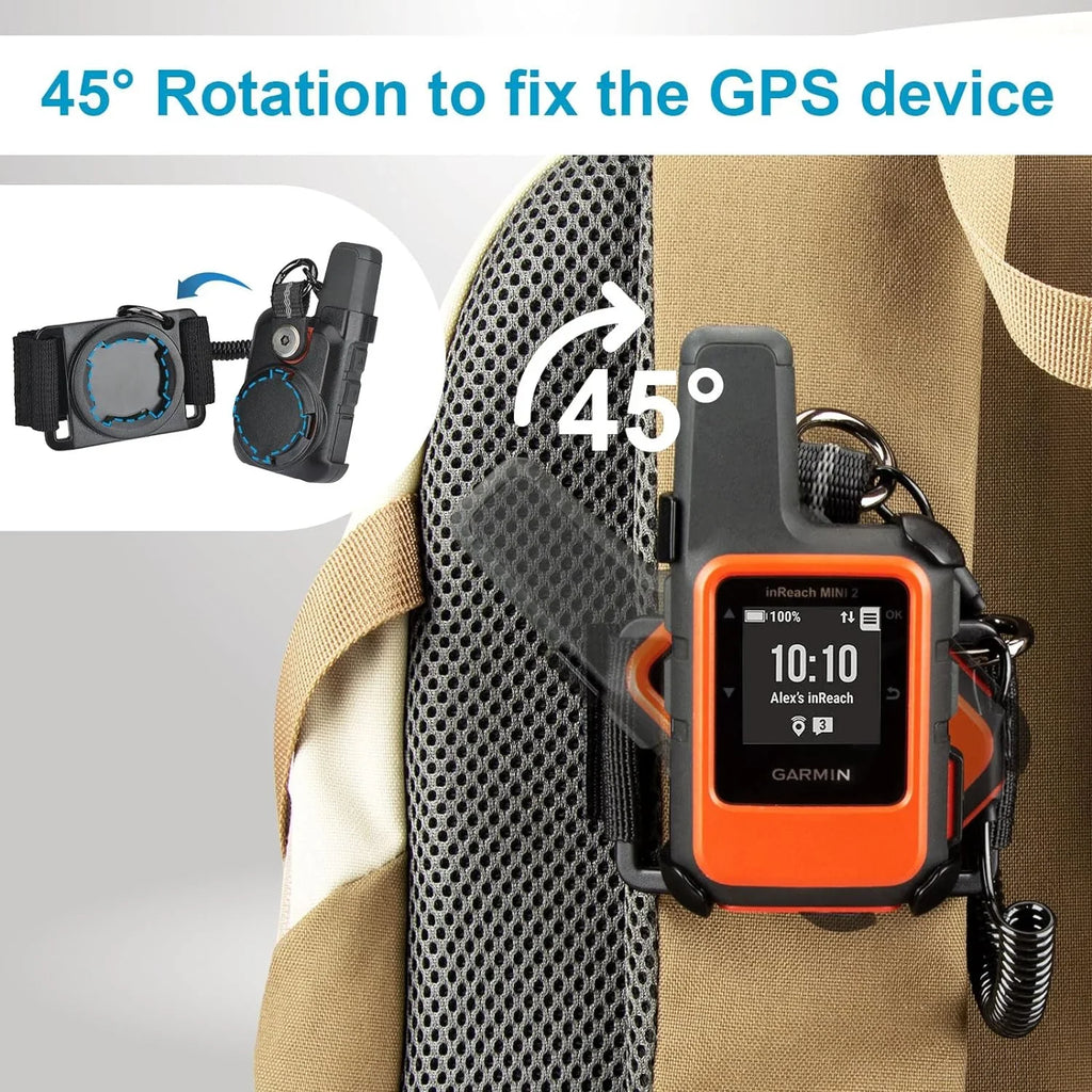 Backpack Tether Mount for Garmin inReach Mini & Mini 2, Backpack Tether Holder for Garmin Handheld GPSize