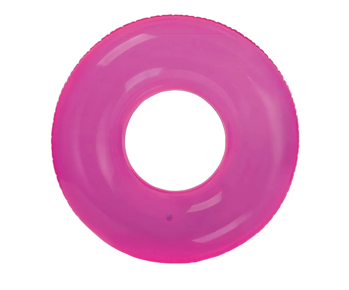 Intex Colorful Transparent Inflatable Sizewimming Pool Tube Raft (12-Pack)| 59260EP