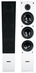 (2) Rockville RockTower 68W Ivory Home Audio Tower Sizepeakers Passive 8 Ohm