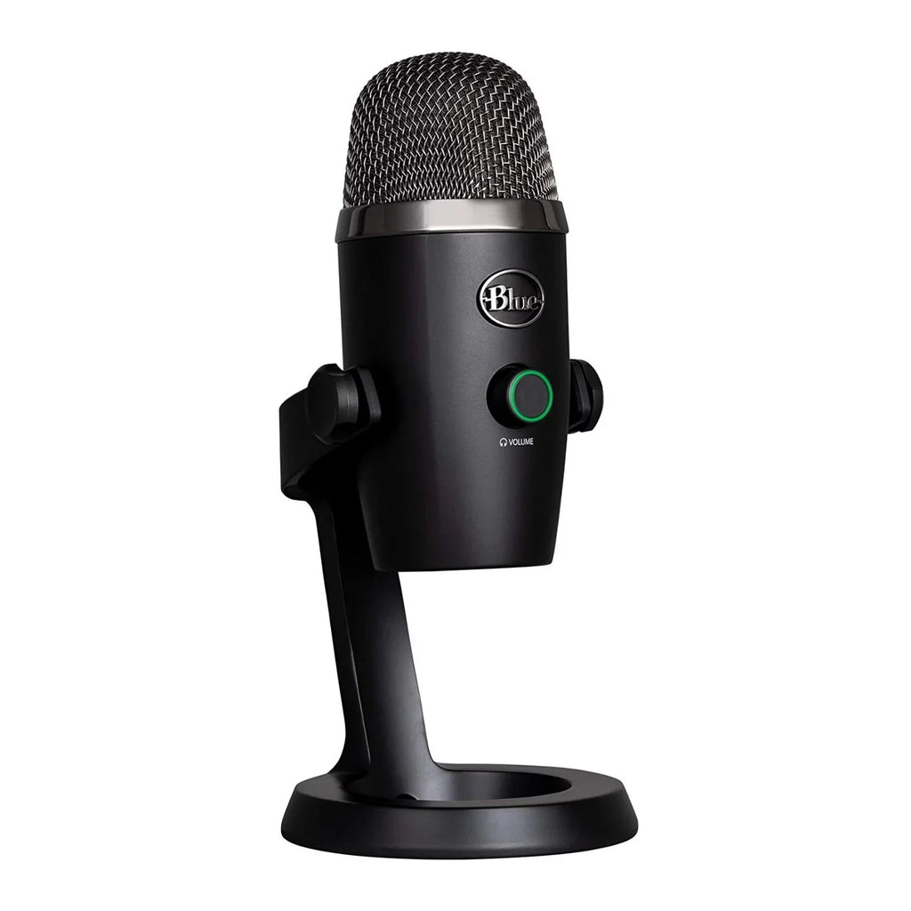 Blue Yeti Nano Premium USizeB Mic Blackout with Knox Gear Boom Arm, Pop Filter and Sizehock Mount