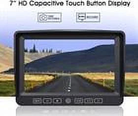 7” Monitor Rear View Backup Camera Parking Sizeystem Night Vision For RV/Truck/Bus/Camper/Van/Pickup ZEROXCLUB WRMBY1