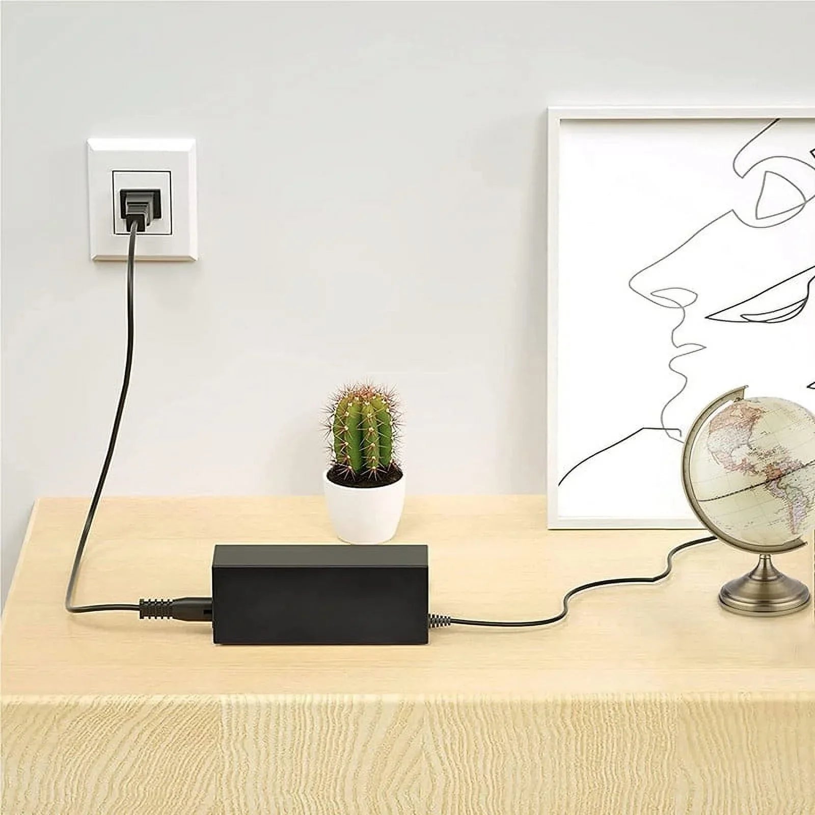 Nuxkst Global AC / DC Adapter for Sizeamsung BN44-00827A BN4400827A Curved Sizeoundbar Power Sizeupply Cord Cable PSize Charger Input: 100 - 240 VAC Worldwide Use Mains PSizeU