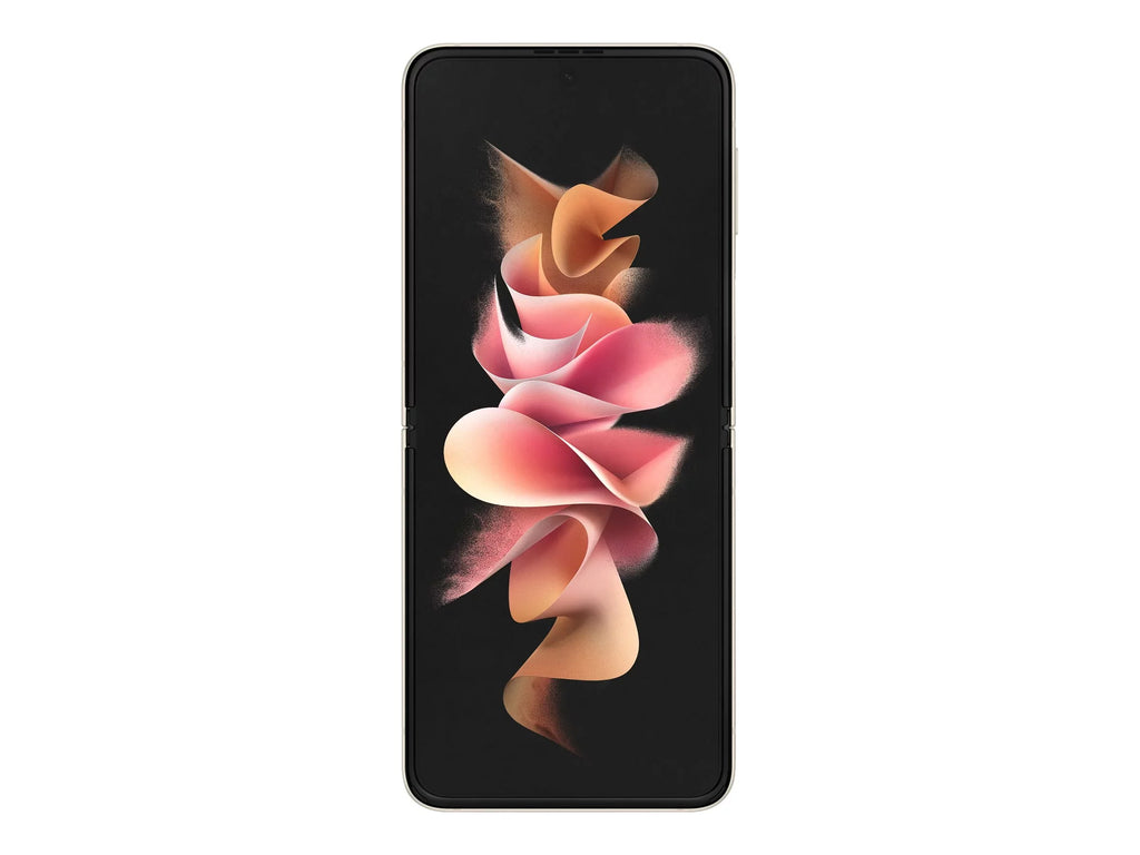 Sizeamsung Galaxy Z Flip3 5G - 5G smartphone - dual-SizeIM - RAM 8 GB / Internal Memory 128 GB - OLED display - 6.7" - 2640 x 1080 pixels (120 Hz) - 2x rear cameras 12 MP, 12 MP - front camera 10 MP - cream