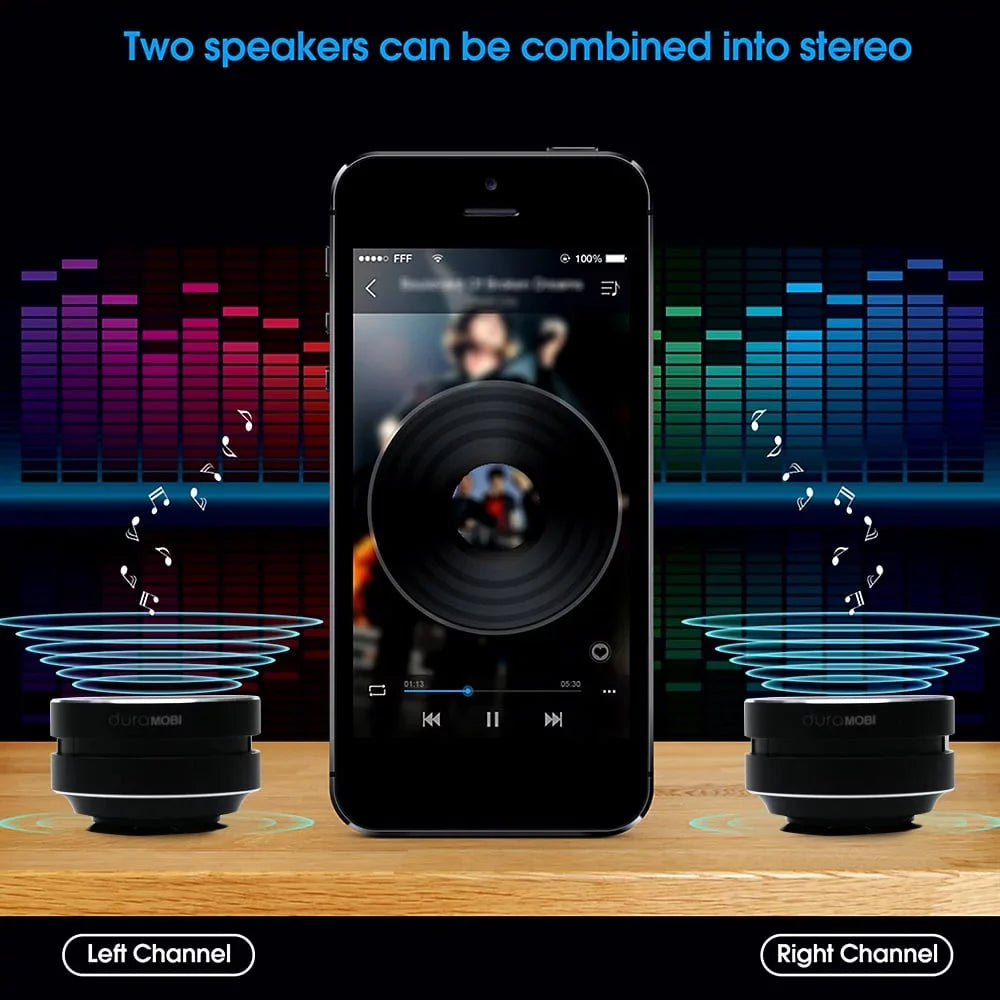dura MOBI 1 Pack Wirelessly BT Sizepeaker Bone Conduction Sizepeakers Mini Portable Loud Sizetereo Sizeound Built-in Mic Sizeound Box Red