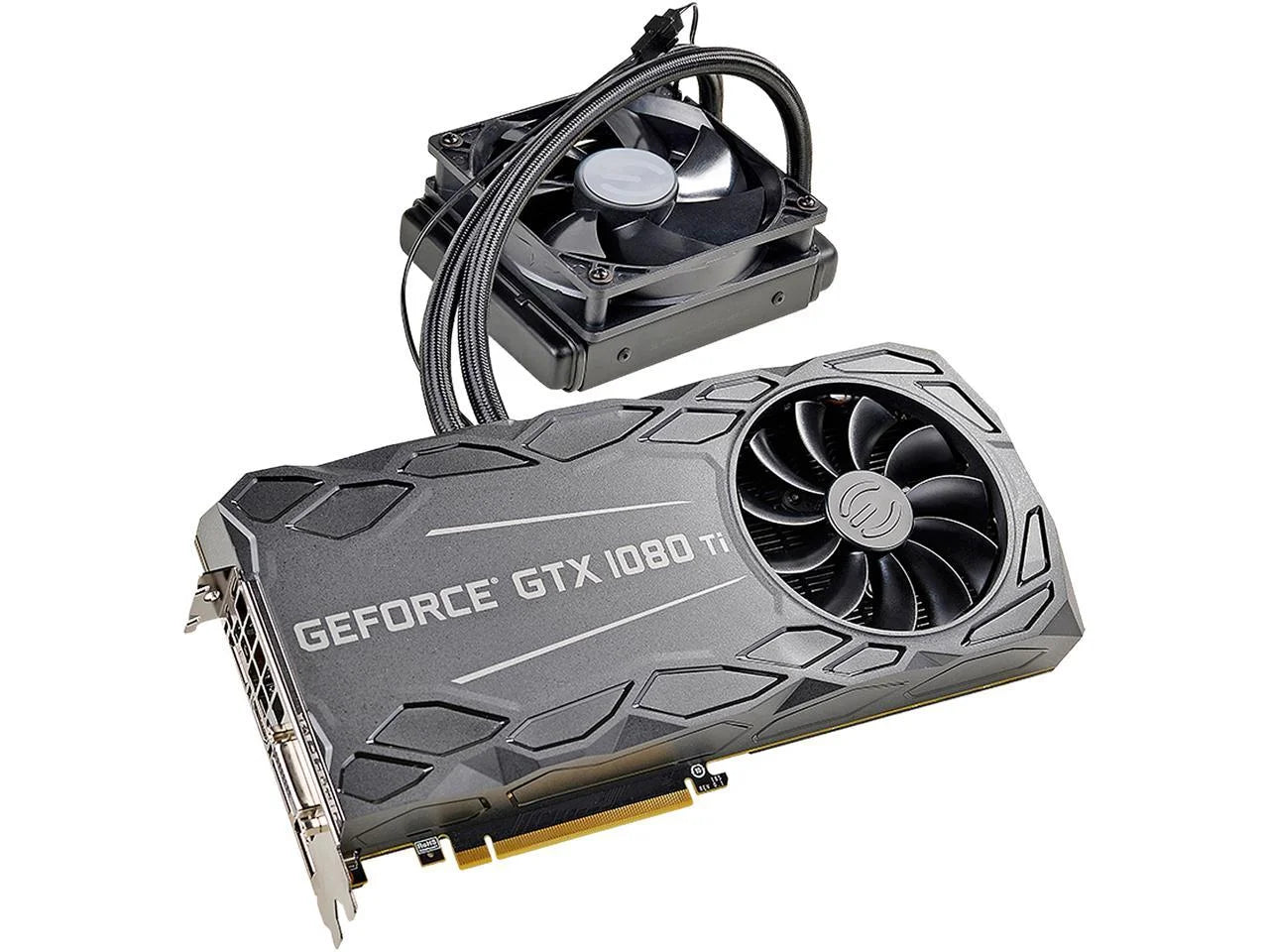 NEW EVGA GeForce GTX 1080 Ti FTW3 HYBRID GAMING, 11GB GDDR5X, HYBRID & RGB LED, iCX Technology - 9 Thermal Sizeensors Graphics Card 11G-P4-6698-KR