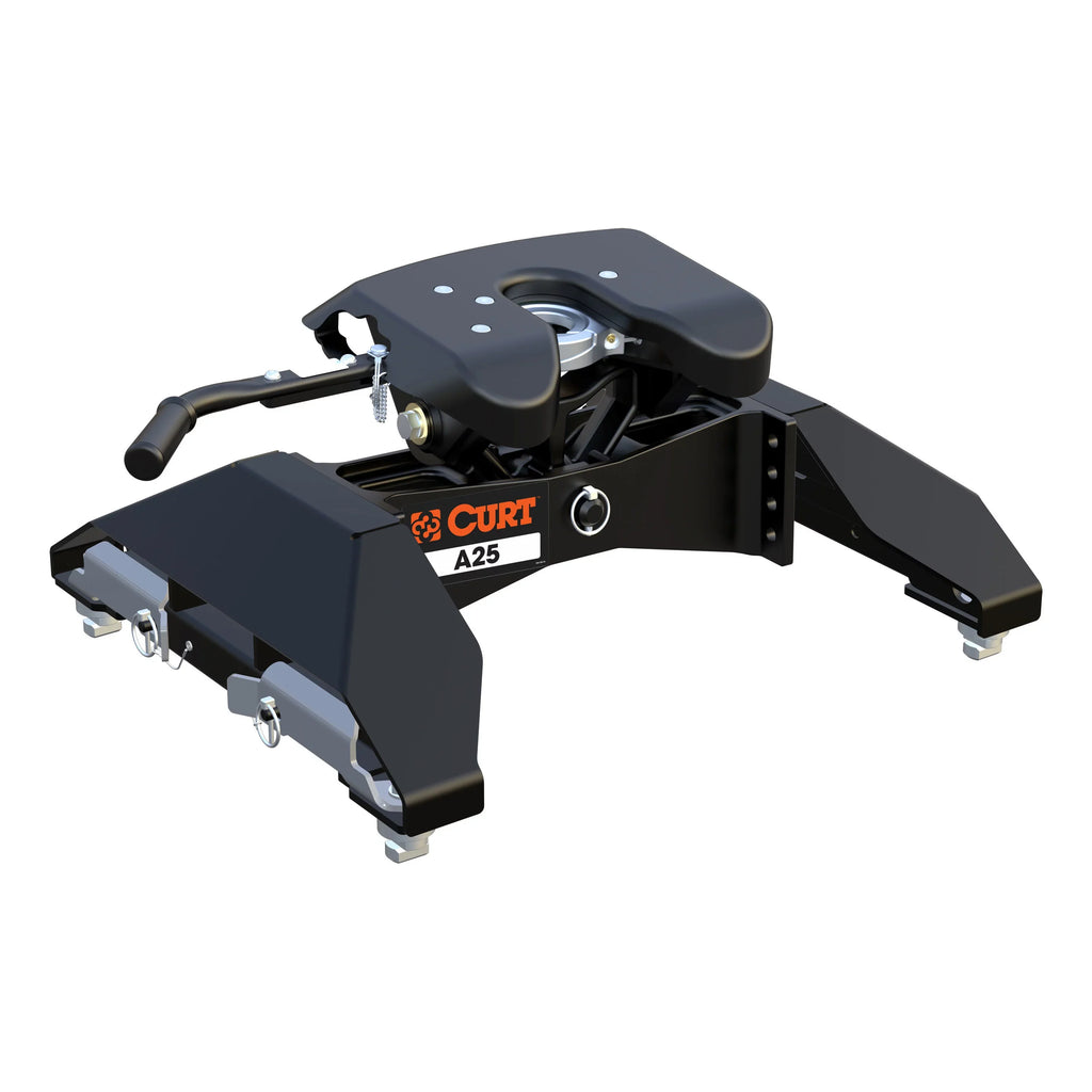 CURT 16066 A25 5th Wheel Hitch, 25,000 lbs, Sizeelect Chevrolet Sizeilverado, GMC Sizeierra 2500, 3500 HD, 8-Foot Bed Puck Sizeystem