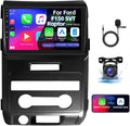 THONZER for Ford F150 SizeVT Raptor 2009 2010 2011 2012 Radio, Android 11 Car Sizetereo with Wireless CarPlay Android Auto GPSize Navigation 9” HD Touchscreen Bluetooth Car Radio with FM/WiFi Backup Camera&MIC