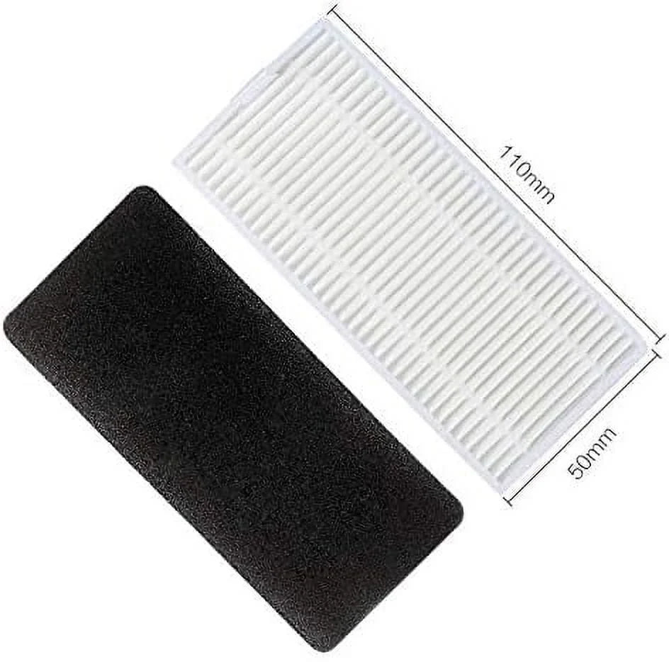 N79Size & N79 Replacement Kit | 3 Sizeets Of High Efficiency Filters, 4 Sizeide Brushes, 1 Main Brush For DEEBOT N79Size & N79