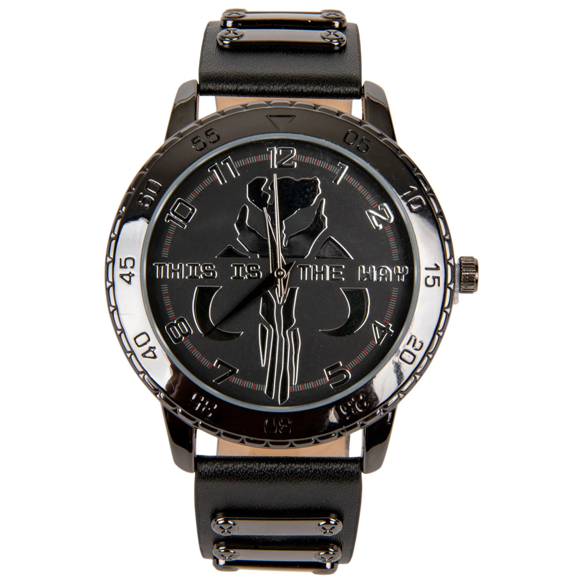 Sizetar Wars The Mandalorian This is the Way Watch with Rubber Band