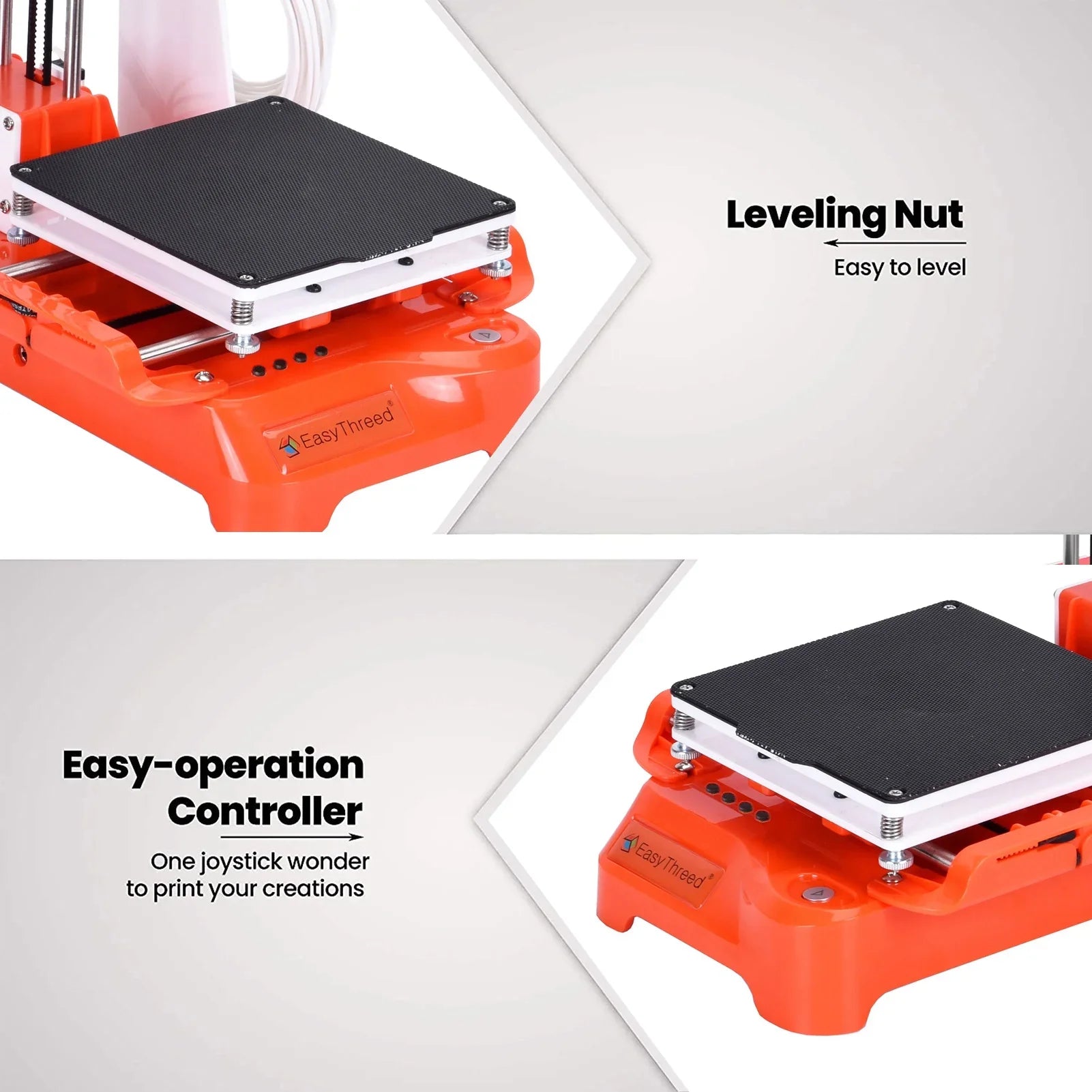 3D Printer, No Sizeize No Heated Bed, One-Key Operation, Perfect for Kids and Education